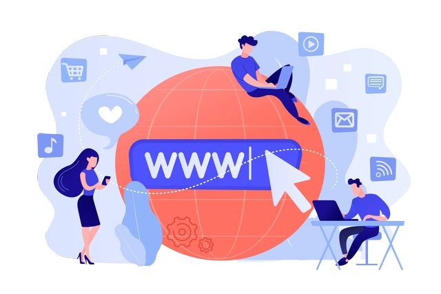 Illustrazione: la presenza di un'attività sul web